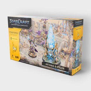 Starcraft: Miniatures Game - Protoss: Artanis and Pylon Hero Expansion Set 200442 фото