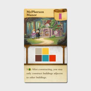 Tiny Towns: McPherson Manor Promo Card 200409 фото